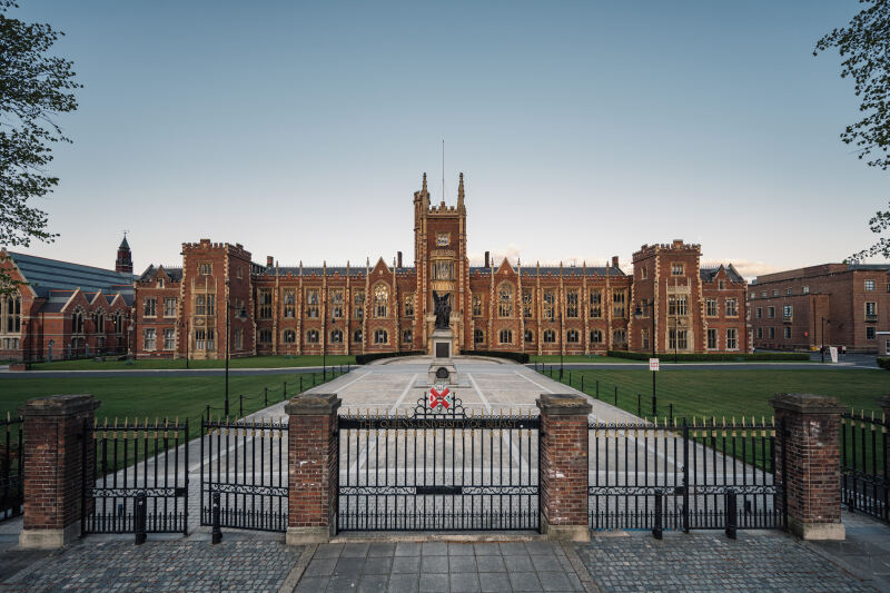 Lanyon gates and building